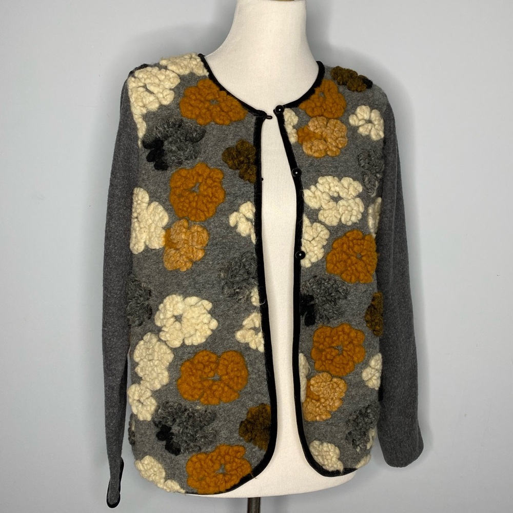 Tricia Tyler floral cardigan
